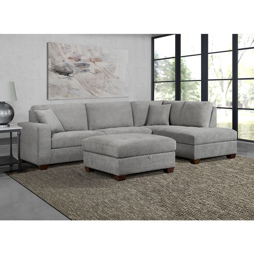 1479 - A Miles 3 piece Sectional Sofa with Storage Ottoman , original RRP £1083.33 + VAT (4196-32) *This lo... 