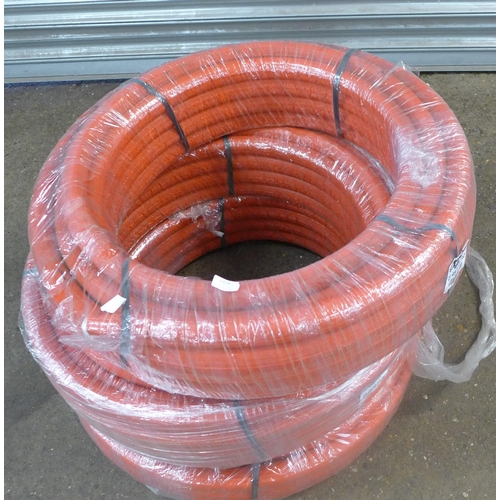 2358 - 3 x 25m Rolls of Henco insulated piping