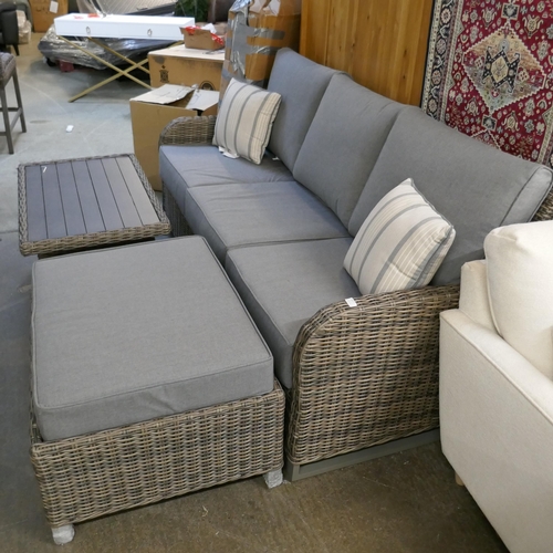 1457 - Richmond Three Piece Pacific Casual Patio Set (Cast Slate), original RRP £716.66 + VAT * This lot is... 