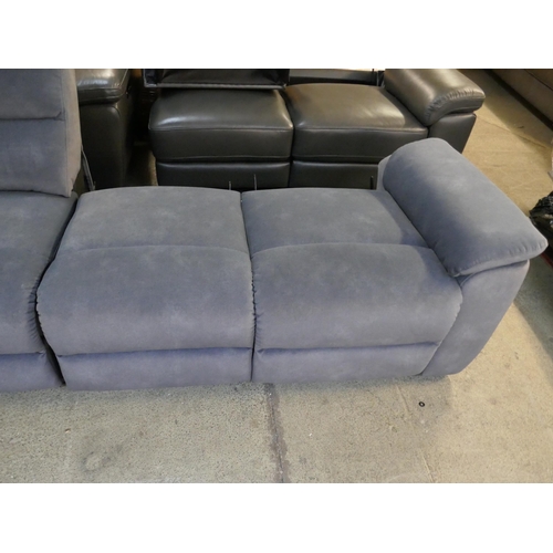 1480 - Ellis Grey Corner Sofa With Power Head and Foot Rests, original RRP £1416.66 + VAT - missing parts a... 