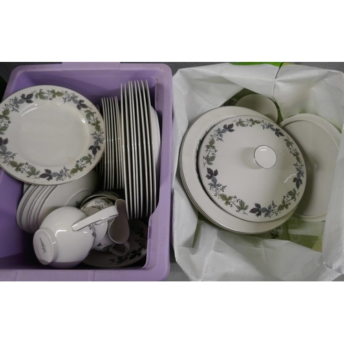 1057 - A collection of Royal Doulton Burgundy dinnerware and teaware **PLEASE NOTE THIS LOT IS NOT ELIGIBLE... 