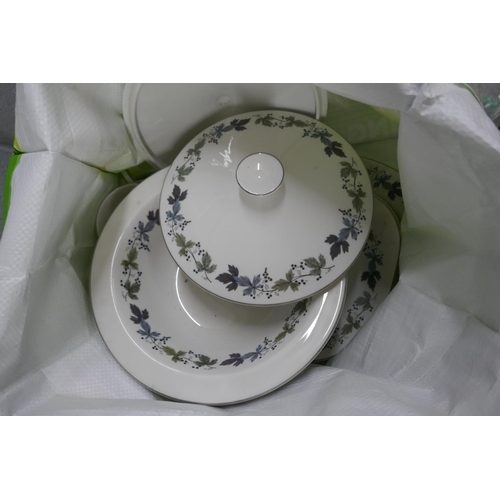 1057 - A collection of Royal Doulton Burgundy dinnerware and teaware **PLEASE NOTE THIS LOT IS NOT ELIGIBLE... 