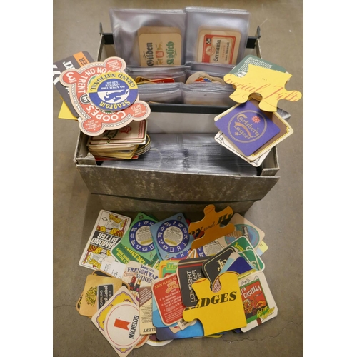 1068 - A collection of beer mats, UK and continental beers, including sets **PLEASE NOTE THIS LOT IS NOT EL... 