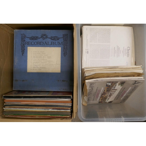 1073 - Two boxes of records, classical and show tunes, etc. **PLEASE NOTE THIS LOT IS NOT ELIGIBLE FOR POST... 