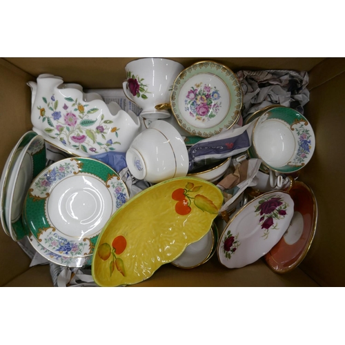 1081 - Six boxes of assorted china and glass **PLEASE NOTE THIS LOT IS NOT ELIGIBLE FOR POSTING AND PACKING... 