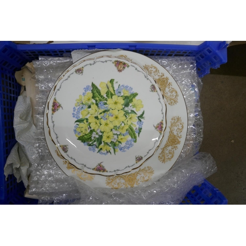 1081 - Six boxes of assorted china and glass **PLEASE NOTE THIS LOT IS NOT ELIGIBLE FOR POSTING AND PACKING... 