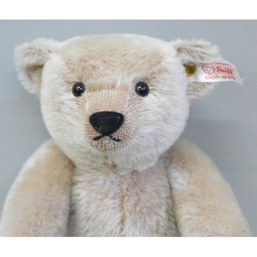 614 - A modern Steiff limited edition Teddy bear, white tag in ear, 30cm