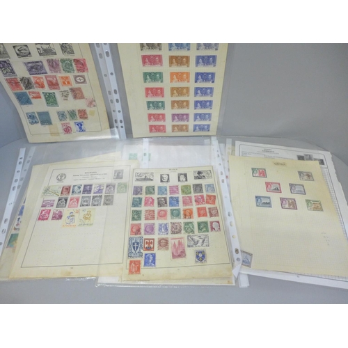 640 - A collection of early-mid 20th Century British and worldwide stamps