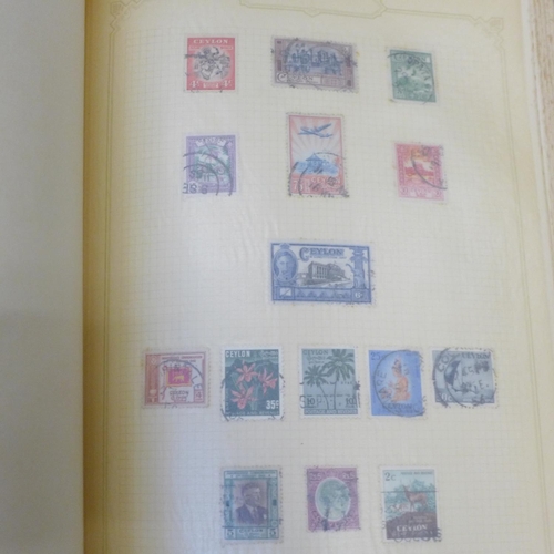 654 - Four albums of British and worldwide stamps