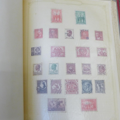 654 - Four albums of British and worldwide stamps