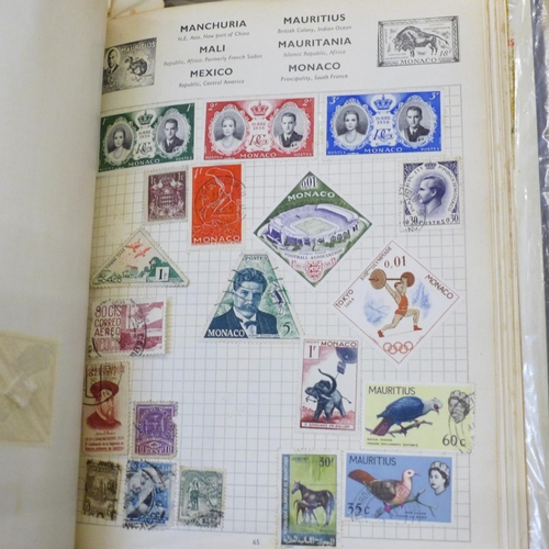 654 - Four albums of British and worldwide stamps