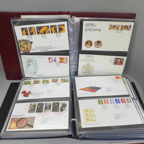 657 - Stamps; two albums of first day covers