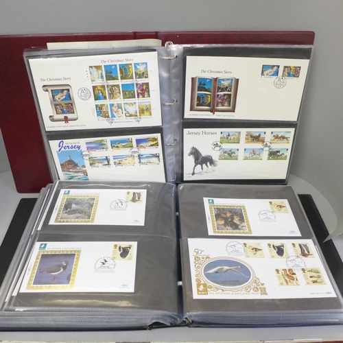 657 - Stamps; two albums of first day covers