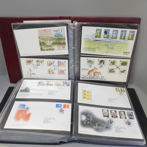 657 - Stamps; two albums of first day covers