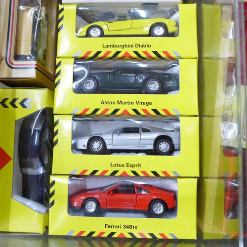 683 - A collection of model vehicles, Lledo Days Gone, etc., all boxed and one Lledo case