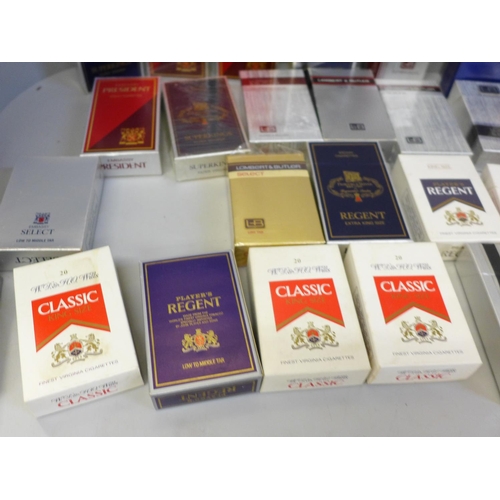 702 - A collection of 45 sealed and cellophane wrapped dummy cigarette packs from Imperial Tobacco 1970-80... 