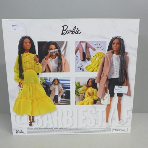 764 - A Barbie Barbiestyle set in display box and two other Barbie dolls