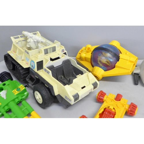 771 - A collection of space toys, Hasbro, Tomy, McDonalds, Britains England, etc.