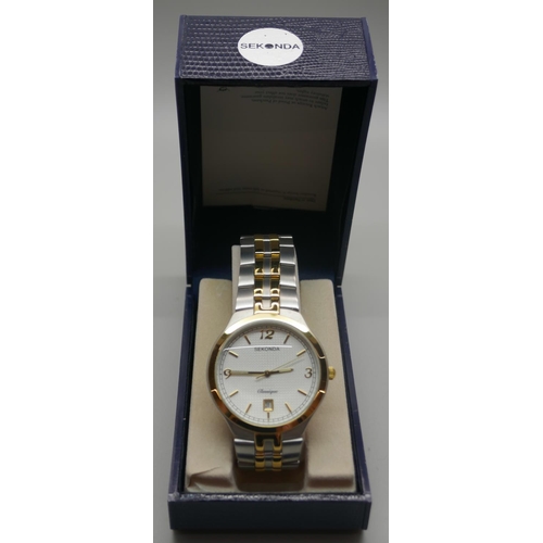 875 - A Sekonda wristwatch, boxed