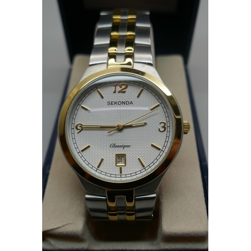 875 - A Sekonda wristwatch, boxed