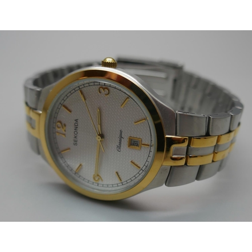 875 - A Sekonda wristwatch, boxed