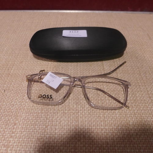 3112 - 2 x Hugo Boss Glasses Frames ( Both Damaged) (314-75,92) *This lot is subject to vat