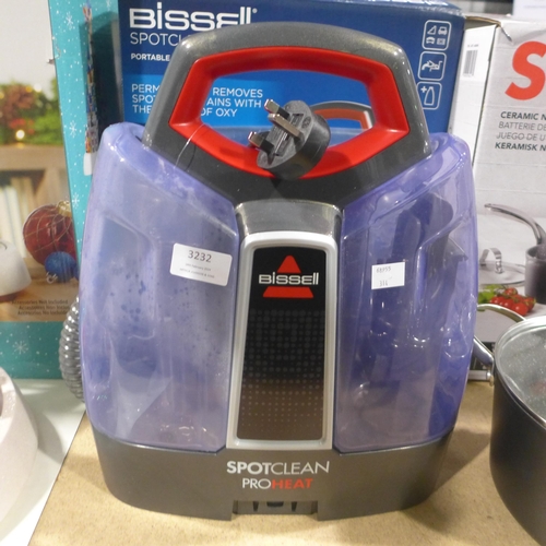 3232 - Bissell Spot Cleaner - model no 36981, original RRP  £99.99 + vat (314-176) *This lot is subject to ... 