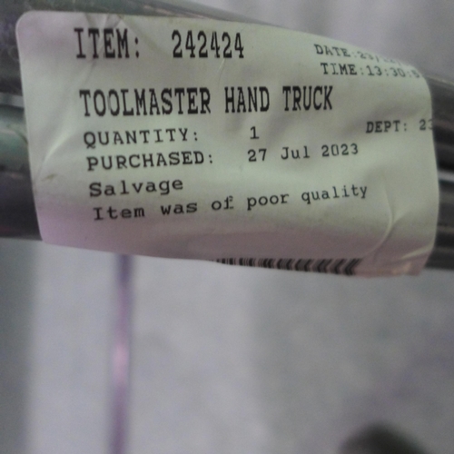 3324 - Toolmaster Hand Truck (315-273) *This lot is subject to VAT