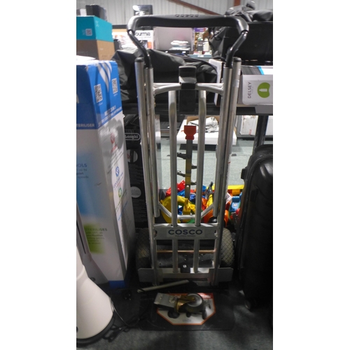 3369 - Cosco 3 In 1 Hand Truck, original RRP  £79.99 + vat  (rear wheel broken on handle) (314-104) *This l... 