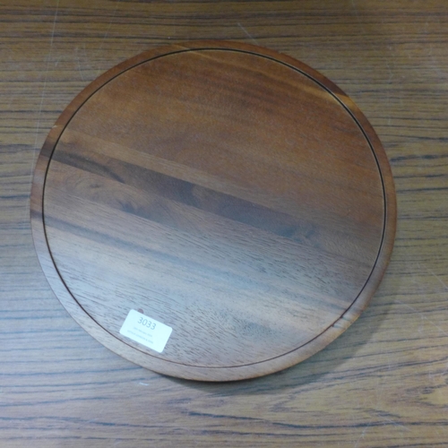 3033 - Lazy Susan With Porcelain Dishes  (315-373) *This lot is subject to VAT