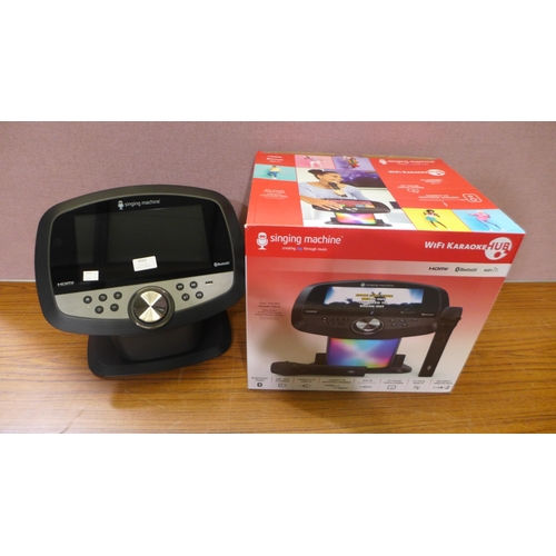 3065 - Singing Machine Portable Karaoke Machine With 2 Microphones - Model Ism9010  , Original RRP £189.99 ... 