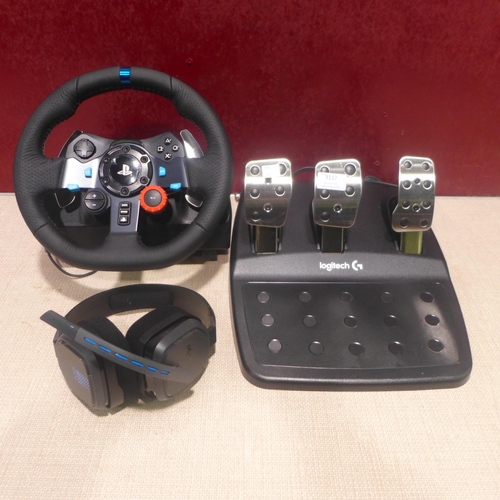 3137 - Logitech G29 Steering Wheel ( For Ps5/Ps4/Pc)  , Original RRP £199.99 + VAT (315-148) *This lot is s... 