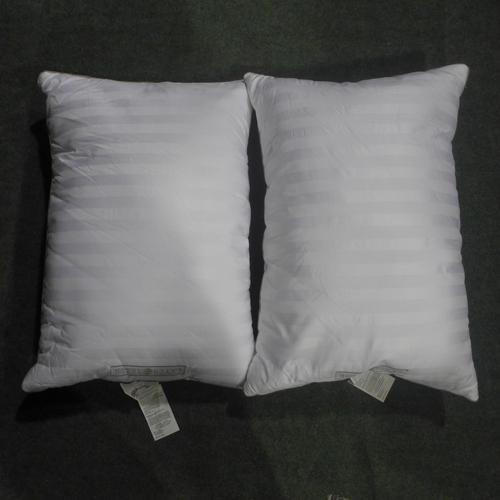 3188 - 2 x Hotel Grand Down Roll jumbo Pillows (314-24) *This lot is subject to vat