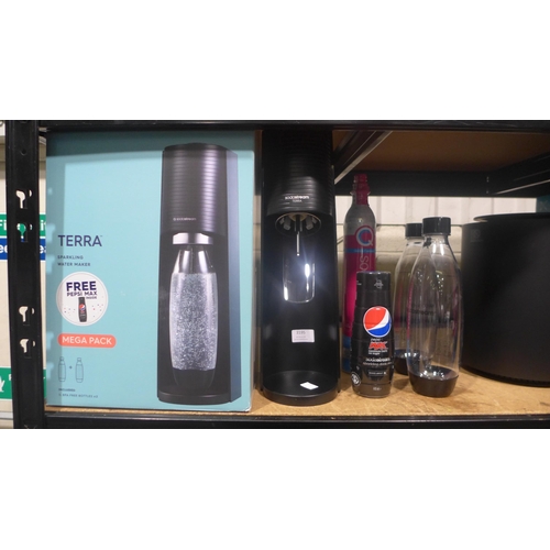 3195 - Sodastream Terra Mega Pack  - With Pepsi Max Refill  (314-252) *This lot is subject to vat