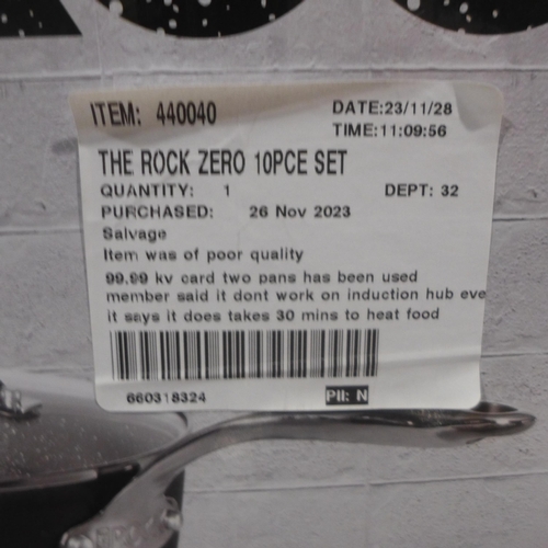 3230 - The Rock Zero 10Pce Set, original RRP  £99.99 + vat (314-183) *This lot is subject to vat