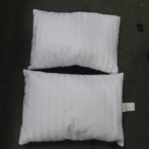 3256 - 2 x Hotel Grand Down Roll jumbo Pillows   (314-445) *This lot is subject to vat