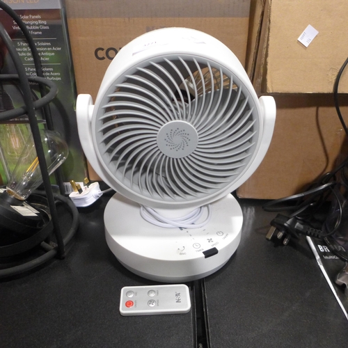 3271 - Nsa Compact  Circulating Air fan With Remote (314-222) *This lot is subject to vat