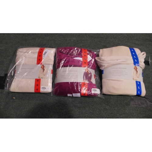 3399 - Three sets of lady's mixed size/style pyjamas * This lot is subject to VAT