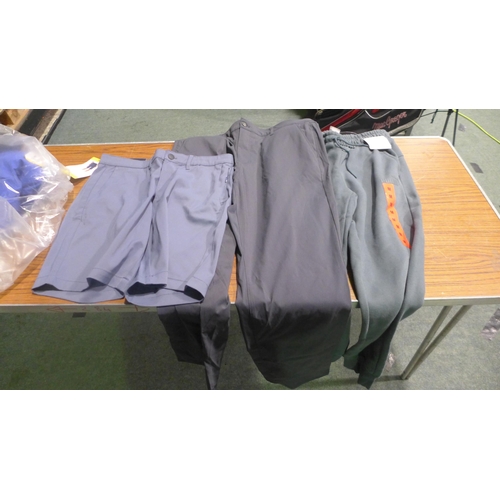 3411 - A small bag of men's mixed size/style bottoms/jogging bottoms * This lot is subject to VAT