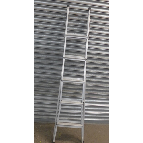 2226 - A Black & Decker 3-way ladder and an extending loft ladder