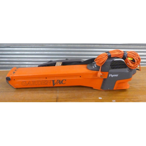 2243 - A Flymo garden vac (EV650) and a Bosch hedge trimmer (AHS45-16)