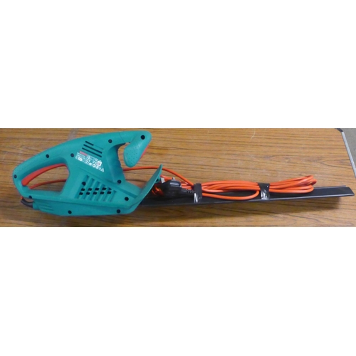 2243 - A Flymo garden vac (EV650) and a Bosch hedge trimmer (AHS45-16)