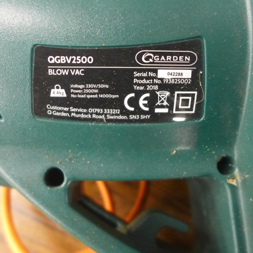 2252 - A Q Garden leaf blower vac 102DB (QGBV2500)