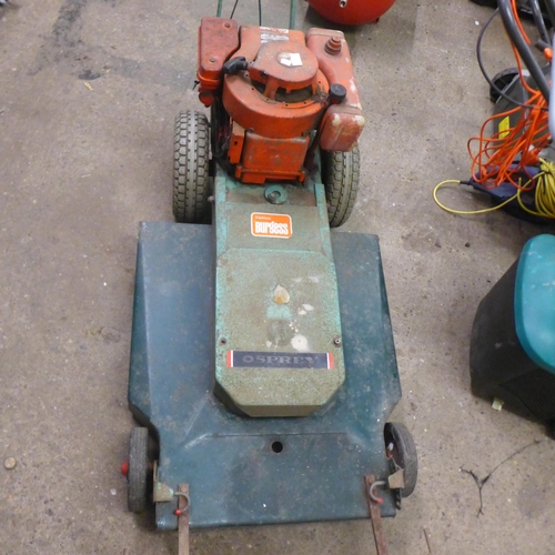 2267 - A Hayter Osprey lawn mower with a Briggs and Stratton petrol engine