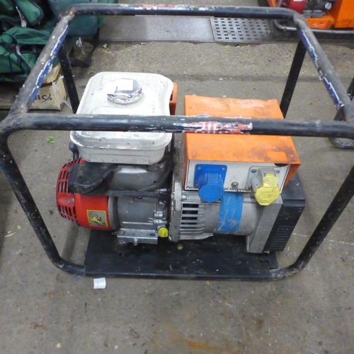 2277 - A Belle Minigen 2000 Performance Range generator with a Honda G150 3.5hp petrol engine