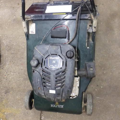 2289 - A Hayter 56 Intek edge OHV self-propelled mower with collector