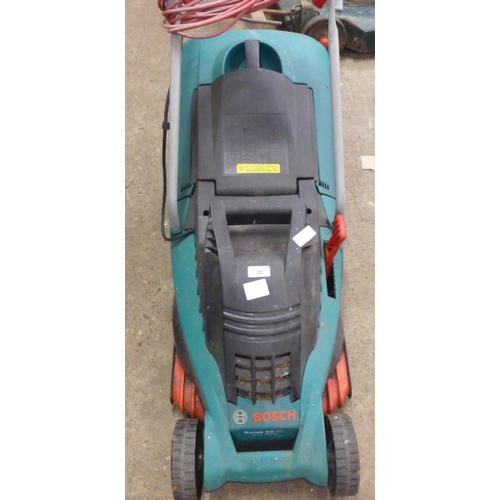 2293 - A Bosch Rotak 34GC 34cm 1400w electric lawn mower