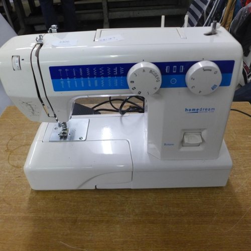 2306 - A Home Dream white sewing machine (FY812)