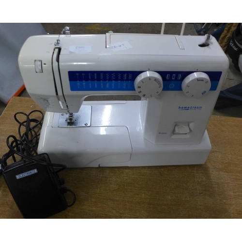 2306 - A Home Dream white sewing machine (FY812)