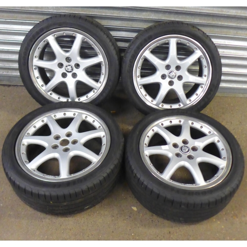 2311 - A set of four Jaguar BBS alloy wheels and tyres size R18